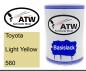 Preview: Toyota, Light Yellow, 560: 500ml Lackdose, von ATW Autoteile West.